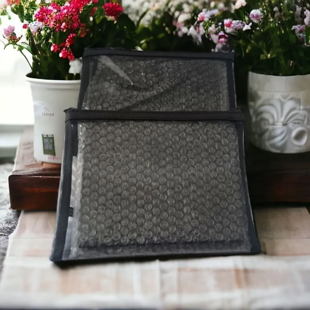 2 Mary Kay Standing Face Mirror NEW‎ Folds Stand Tray Black Consultant Supplies.